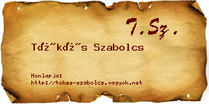 Tőkés Szabolcs névjegykártya